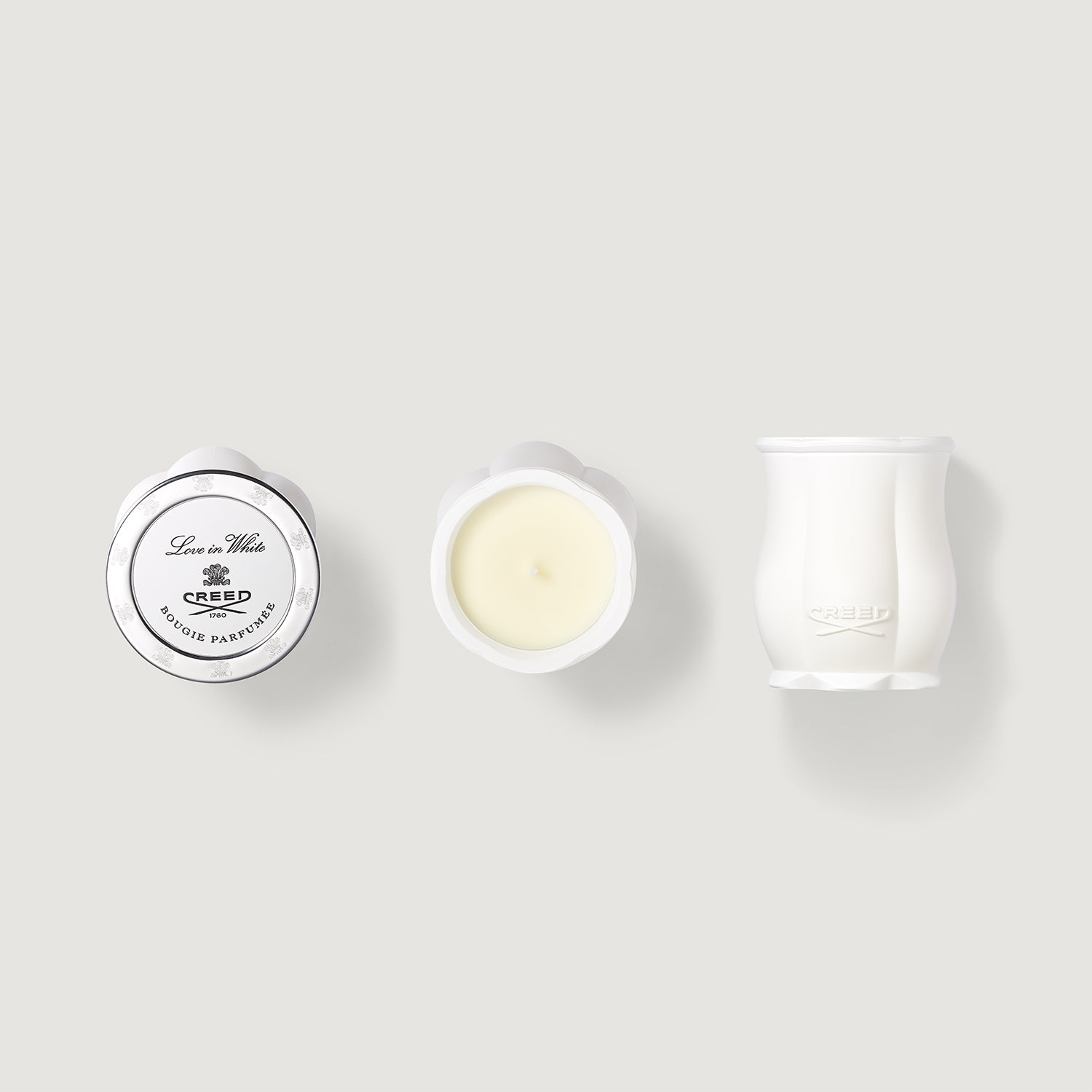 Love in White Candle 200g