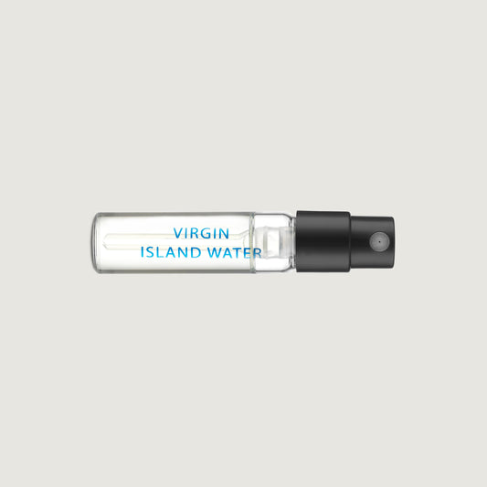 1.7ml sample vial of virgin island water fragrance